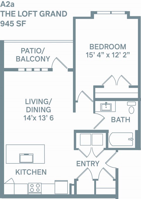 The Loft Grand Floor plan  at The Quarry, Fort Collins
